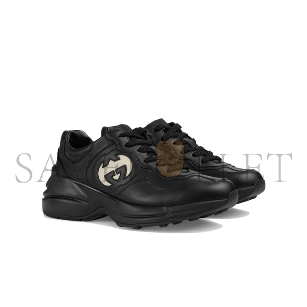 G*u*i rhyton leather sneakers